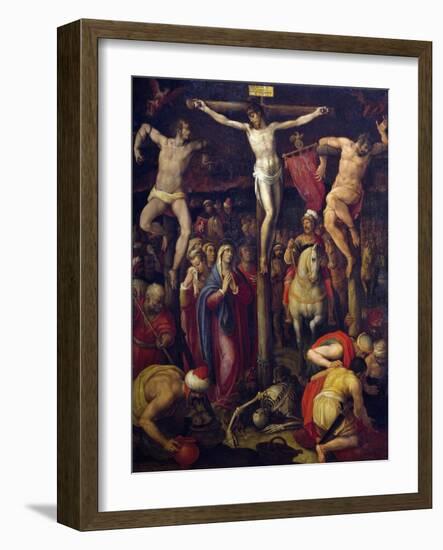 Crucifixion of Christ, 1569-Stradanus-Framed Giclee Print