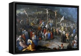 Crucifixion of Christ, 1594-Jan Brueghel the Elder-Framed Stretched Canvas