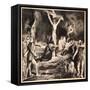 Crucifixion of Christ, 1923-George Wesley Bellows-Framed Stretched Canvas