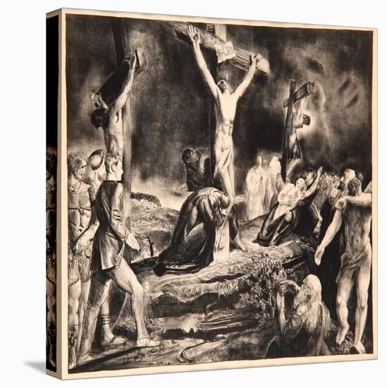 Crucifixion of Christ, 1923-George Wesley Bellows-Stretched Canvas
