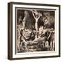 Crucifixion of Christ, 1923-George Wesley Bellows-Framed Giclee Print