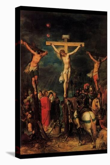 Crucifixion of Christ by Francken-Francken-Stretched Canvas