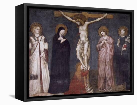 Crucifixion of Christ, Scene from Life of Christ, 1320-1325-null-Framed Stretched Canvas
