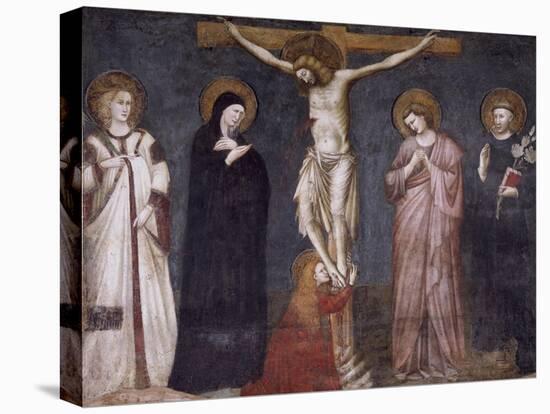 Crucifixion of Christ, Scene from Life of Christ, 1320-1325-null-Stretched Canvas