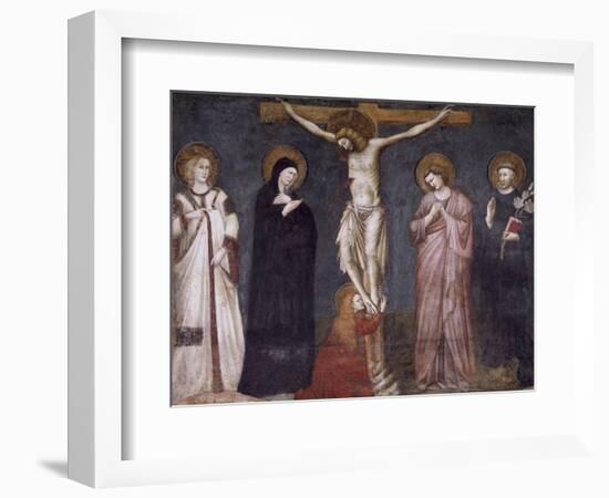 Crucifixion of Christ, Scene from Life of Christ, 1320-1325-null-Framed Giclee Print