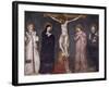 Crucifixion of Christ, Scene from Life of Christ, 1320-1325-null-Framed Giclee Print