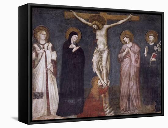 Crucifixion of Christ, Scene from Life of Christ, 1320-1325-null-Framed Stretched Canvas