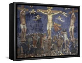 Crucifixion of Christ, Scene from New Testament Stories, 1375-1378-Giusto de' Menabuoi-Framed Stretched Canvas