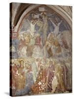 Crucifixion of Cloister of Amalfi Cathedral, Campania, Italy-null-Stretched Canvas