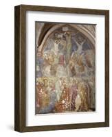 Crucifixion of Cloister of Amalfi Cathedral, Campania, Italy-null-Framed Giclee Print