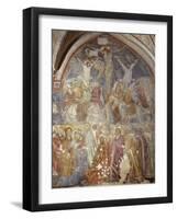 Crucifixion of Cloister of Amalfi Cathedral, Campania, Italy-null-Framed Giclee Print