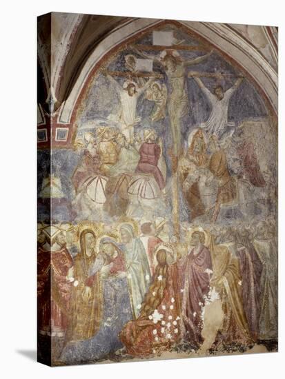 Crucifixion of Cloister of Amalfi Cathedral, Campania, Italy-null-Stretched Canvas