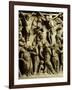 Crucifixion of Jesus, Scene from the Life of Christ, Panel on the Pulpit in the Cathedral of Pisa-Giovanni Pisano-Framed Giclee Print