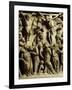 Crucifixion of Jesus, Scene from the Life of Christ, Panel on the Pulpit in the Cathedral of Pisa-Giovanni Pisano-Framed Giclee Print