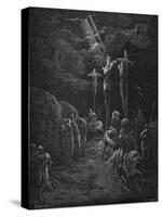 Crucifixion of Jesus-Gustave Dore-Stretched Canvas