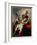 Crucifixion of St Andrew-Giovanni Antonio Pellegrini-Framed Giclee Print