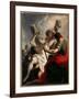 Crucifixion of St Andrew-Giovanni Antonio Pellegrini-Framed Giclee Print