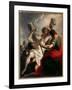 Crucifixion of St Andrew-Giovanni Antonio Pellegrini-Framed Giclee Print