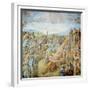 Crucifixion of St. Peter, 1546-50 (Fresco)-Michelangelo Buonarroti-Framed Giclee Print