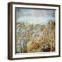 Crucifixion of St. Peter, 1546-50 (Fresco)-Michelangelo Buonarroti-Framed Giclee Print