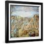 Crucifixion of St. Peter, 1546-50 (Fresco)-Michelangelo Buonarroti-Framed Giclee Print