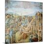 Crucifixion of St. Peter, 1546-50 (Fresco)-Michelangelo Buonarroti-Mounted Giclee Print