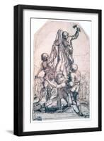 Crucifixion of St Peter, C1600-1642-Guido Reni-Framed Giclee Print