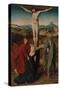 Crucifixion (Oil on Panel)-Gerard David-Stretched Canvas