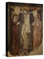 Crucifixion, Old Church of Santa Chiara, Nola, Campania, Italy, 13th Century-null-Stretched Canvas