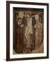 Crucifixion, Old Church of Santa Chiara, Nola, Campania, Italy, 13th Century-null-Framed Giclee Print