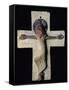 Crucifixion Relief-Eric Gill-Framed Stretched Canvas