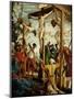 Crucifixion, Right Outer Wing of the Sebastian Altar, Spruce Wood (Before 1518)-Albrecht Altdorfer-Mounted Giclee Print