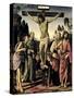 Crucifixion, Saints Jerome, Francis, Mary Magdalene, John the Baptist, Giovanni Colombini-Pietro Perugino-Stretched Canvas