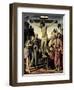 Crucifixion, Saints Jerome, Francis, Mary Magdalene, John the Baptist, Giovanni Colombini-Pietro Perugino-Framed Giclee Print