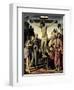 Crucifixion, Saints Jerome, Francis, Mary Magdalene, John the Baptist, Giovanni Colombini-Pietro Perugino-Framed Giclee Print