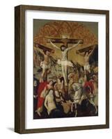 Crucifixion Scene, C.1530-60-Ruprecht Heller-Framed Giclee Print