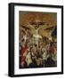 Crucifixion Scene, C.1530-60-Ruprecht Heller-Framed Giclee Print