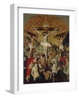 Crucifixion Scene, C.1530-60-Ruprecht Heller-Framed Giclee Print