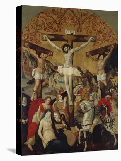 Crucifixion Scene, C.1530-60-Ruprecht Heller-Stretched Canvas
