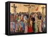 Crucifixion-Scene-Agnolo Gaddi-Framed Stretched Canvas