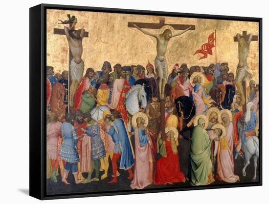 Crucifixion-Scene-Agnolo Gaddi-Framed Stretched Canvas