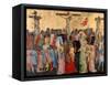 Crucifixion-Scene-Agnolo Gaddi-Framed Stretched Canvas