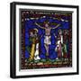 Crucifixion Stained Glass, Canterbury Cathedral, UNESCO World Heritage Site, Canterbury, England-Peter Barritt-Framed Photographic Print