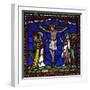 Crucifixion Stained Glass, Canterbury Cathedral, UNESCO World Heritage Site, Canterbury, England-Peter Barritt-Framed Photographic Print