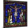 Crucifixion Stained Glass, Canterbury Cathedral, UNESCO World Heritage Site, Canterbury, England-Peter Barritt-Mounted Photographic Print