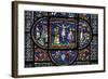 Crucifixion, Stained-Glass Window-null-Framed Giclee Print