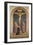 Crucifixion, Virgin, SS John the Evangelist and Dominic from the Convent of San Marco, c.1442-Fra Angelico-Framed Giclee Print