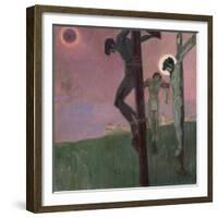 Crucifixion with Darkened Sun-Egon Schiele-Framed Giclee Print