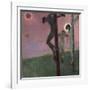 Crucifixion with Darkened Sun-Egon Schiele-Framed Premium Giclee Print