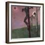 Crucifixion with Darkened Sun-Egon Schiele-Framed Premium Giclee Print